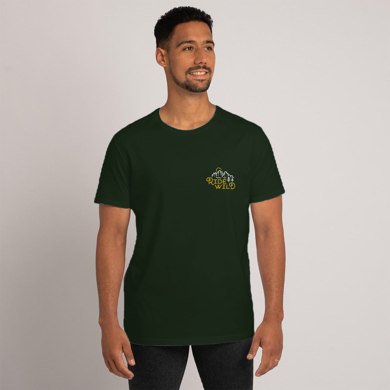 Ride Wild: Tre Cime di Lavaredo - Forest Green Unisex T-Shirt