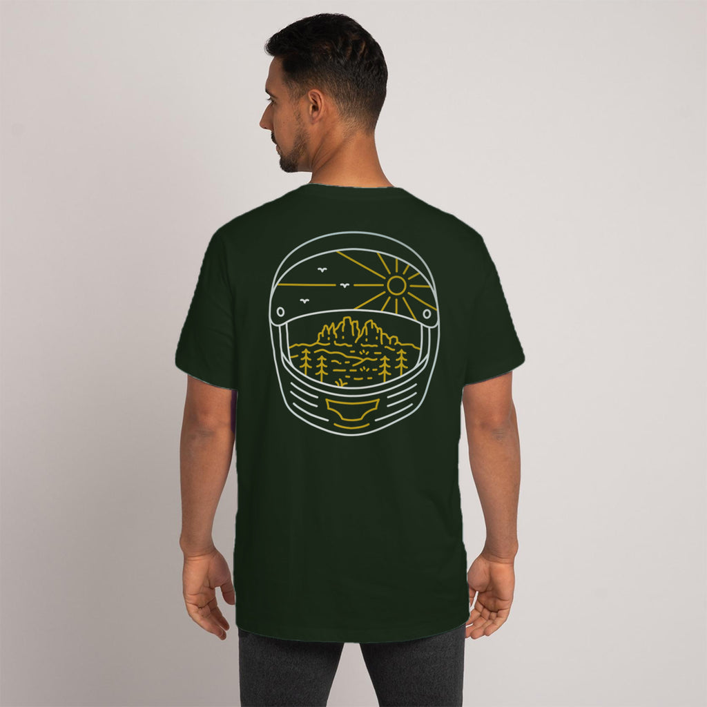 Ride Wild: Tre Cime di Lavaredo - T Shirt Unisex Verde Bosco