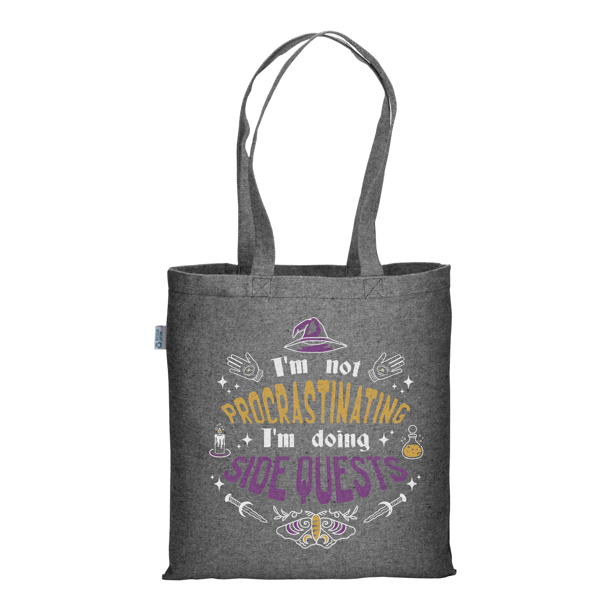 Spritz O'Clock by Night - Navy Melange Tote Bag
