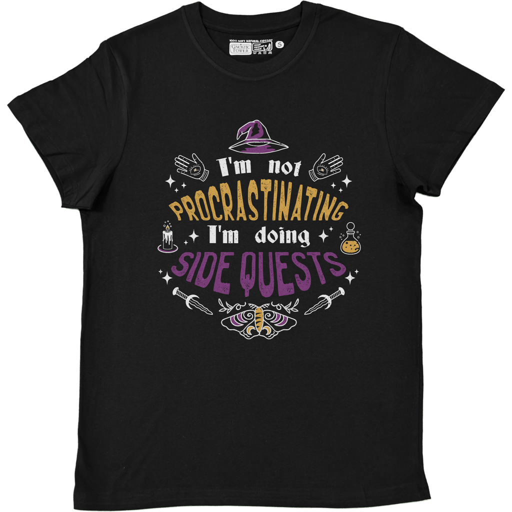 Side Quests - T Shirt Unisex Nero