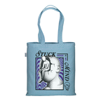 L'Appeso - Borsa Tote Azzurro Melange