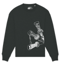 Swords of Victory - Felpa Oversize Grafite Melange