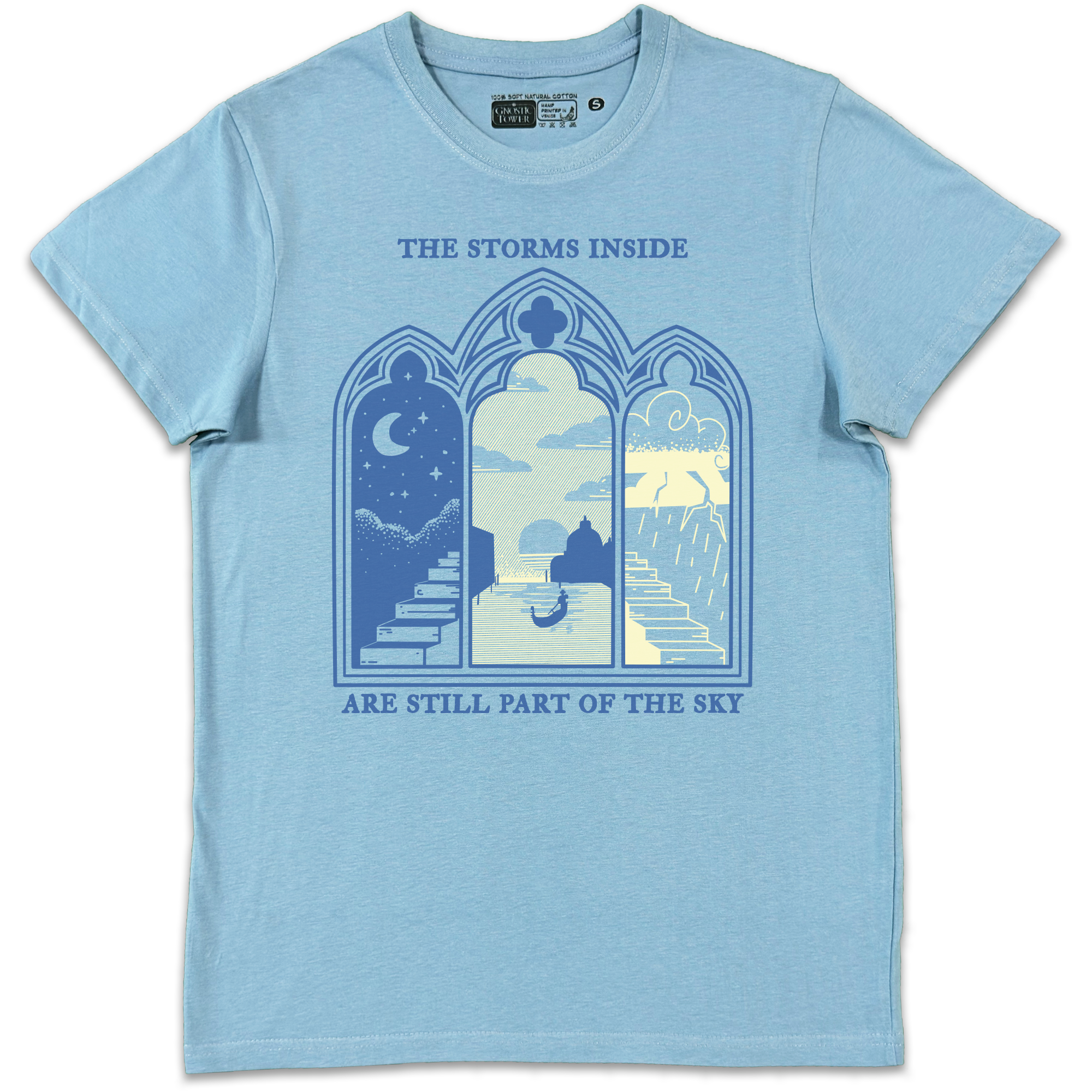 The Storms Inside: Dawn - Unisex Light Blue T-Shirt