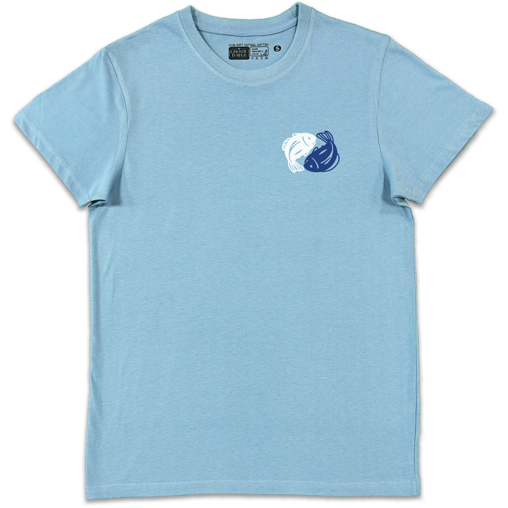 Yin Yang River: Brenta - T Shirt Unisex Azzurro