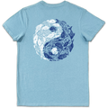 Yin Yang River: Brenta - T Shirt Unisex Azzurro
