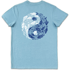 Yin Yang River: Brenta - T Shirt Unisex Azzurro