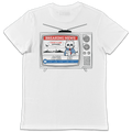 Breaking News: Cathode Ray Tube - Unisex White T-Shirt