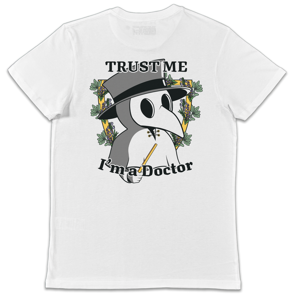 Pest Doctor - T Shirt Unisex Bianco
