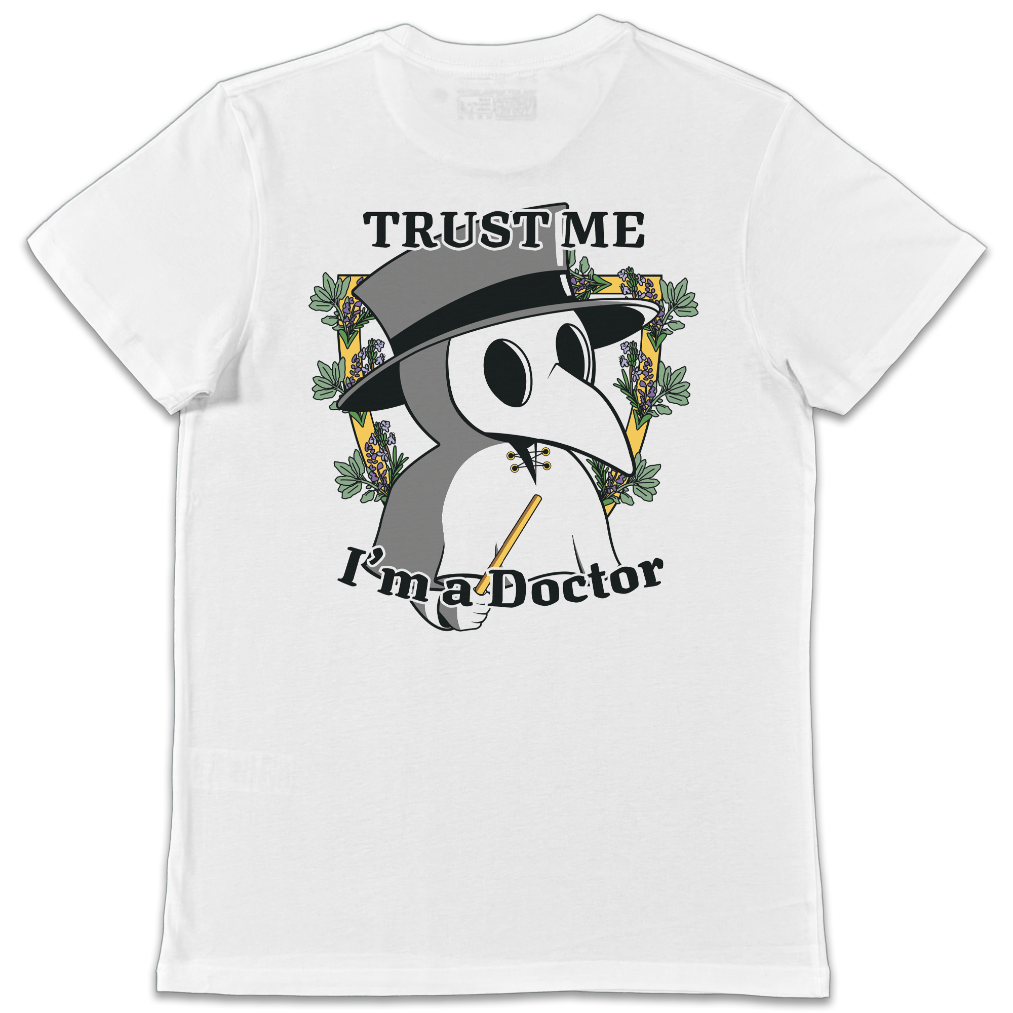 Pest Doctor - Unisex White T-Shirt