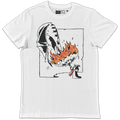 The Grey Fireman - T Shirt Unisex Bianca