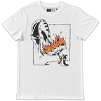 The Grey Fireman - T Shirt Unisex Bianca