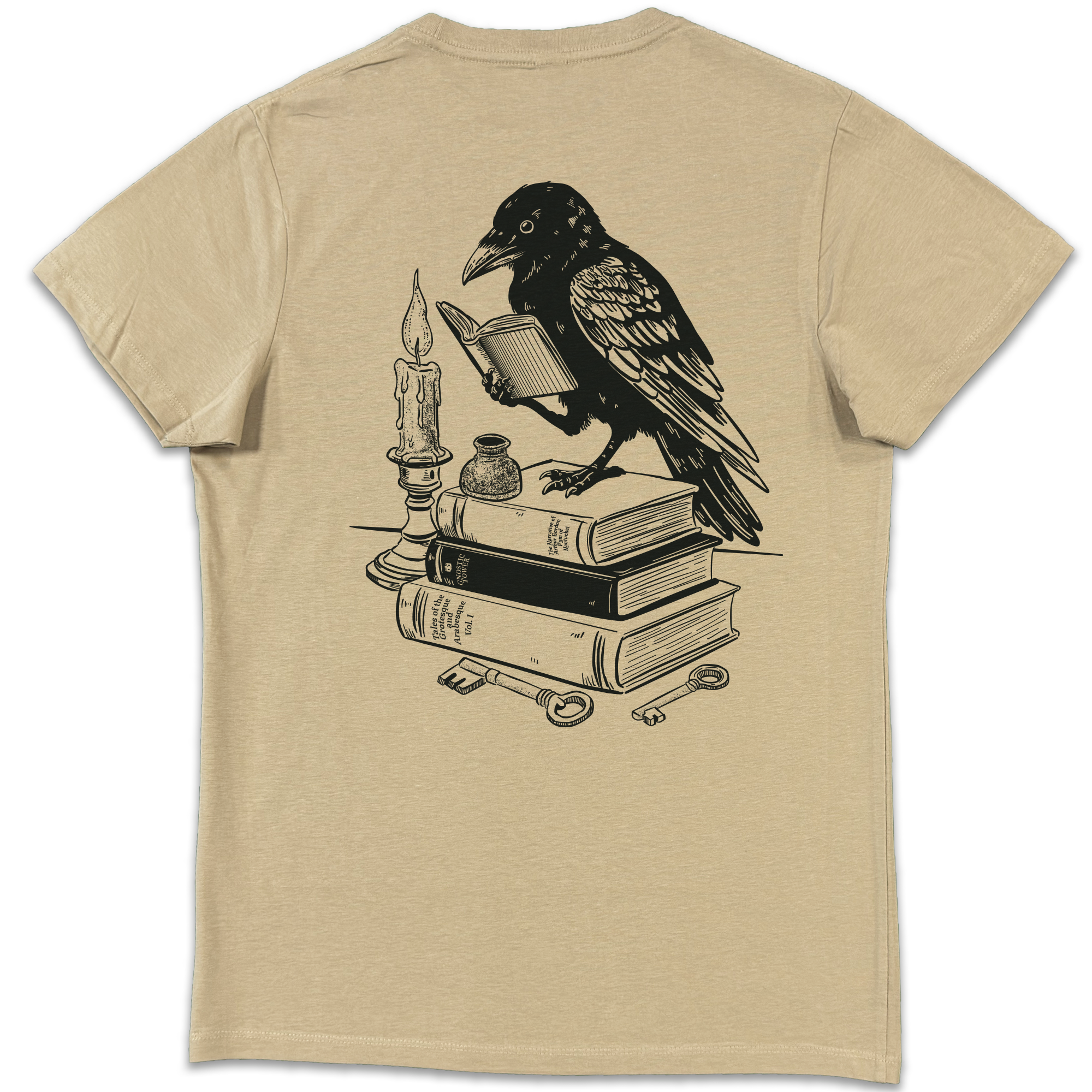 Edgar - Unisex Sand T-Shirt