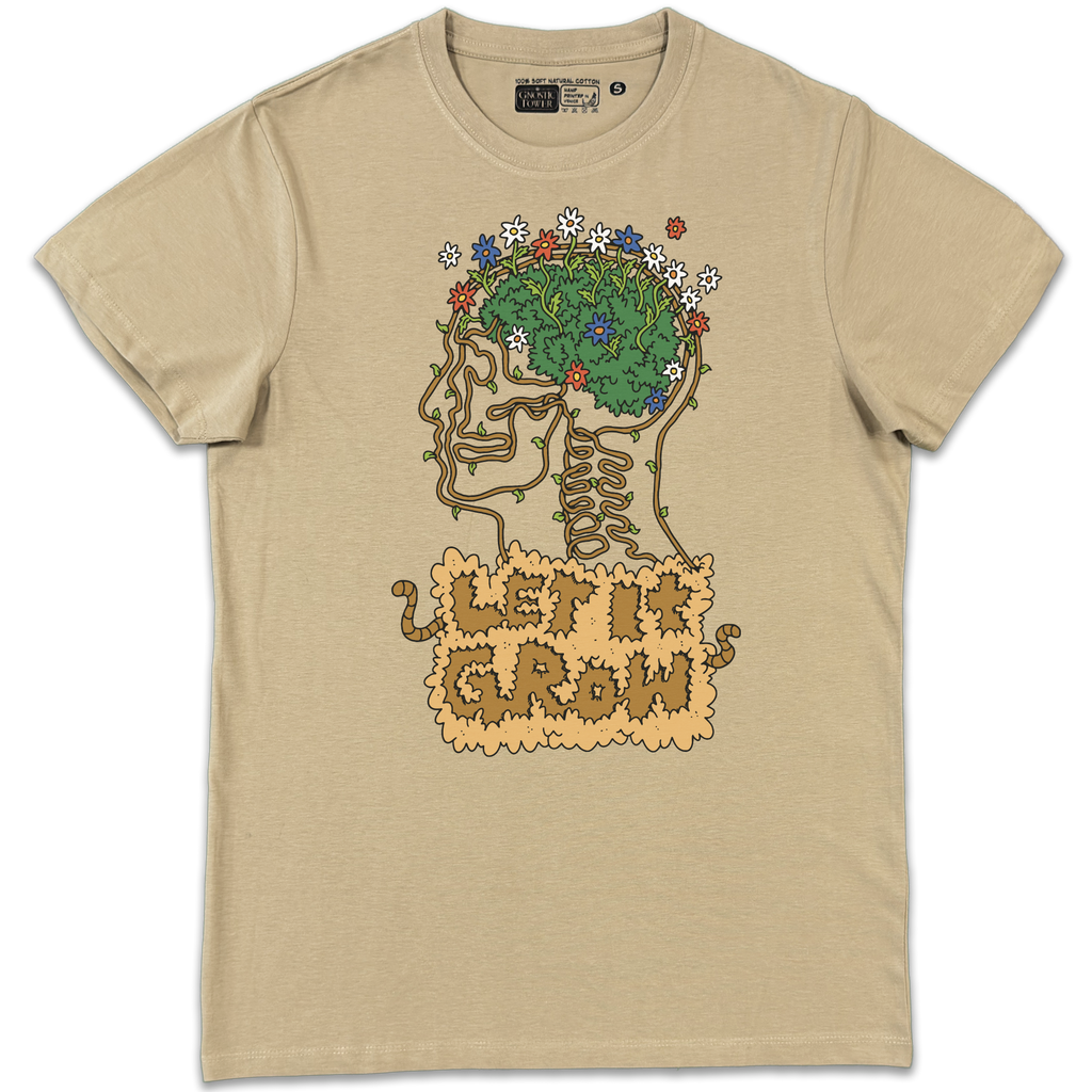 Let it Grow - T Shirt Unisex Sabbia