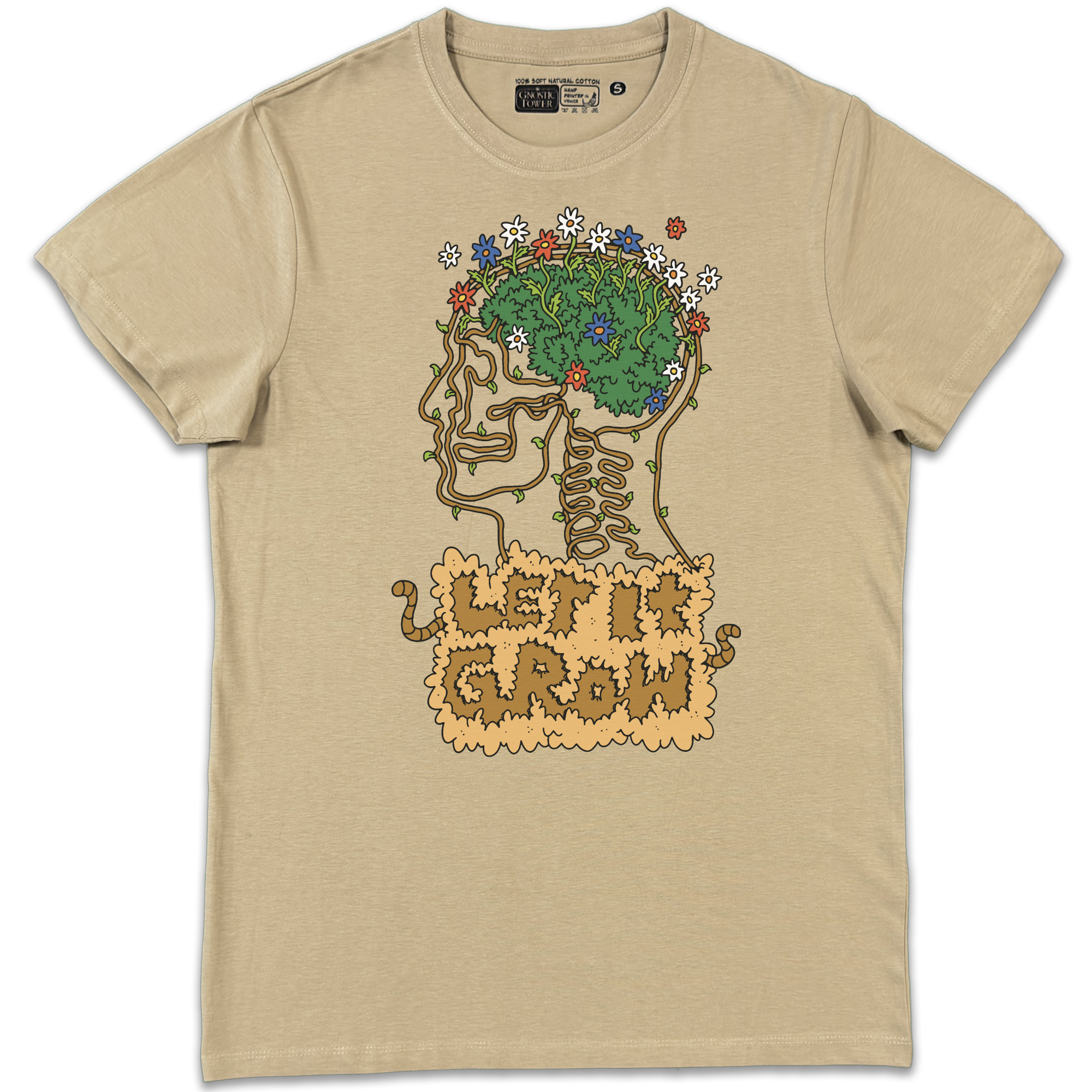 Let it Grow - Unisex Sand T-Shirt