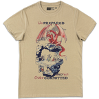 Overcommitted - T Shirt Unisex Sabbia