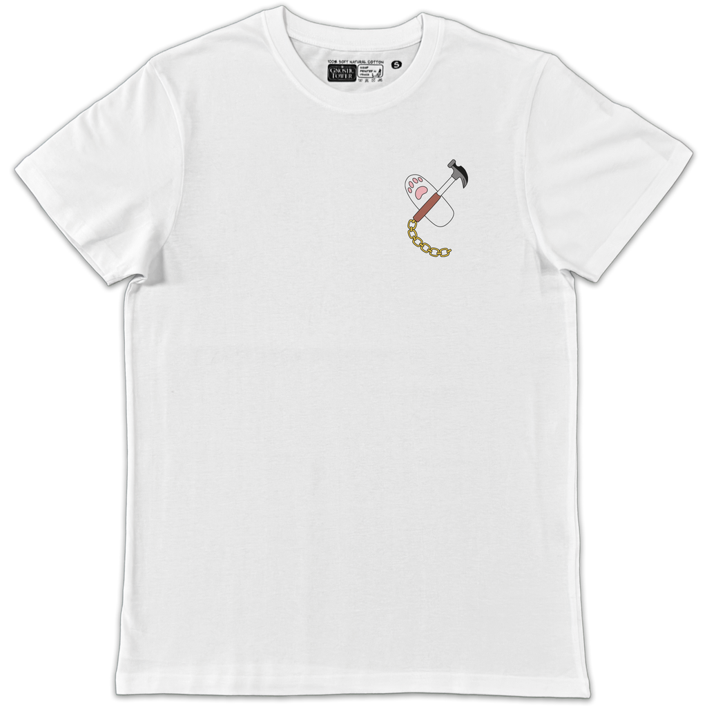 Break the Glass - T Shirt Unisex Bianco
