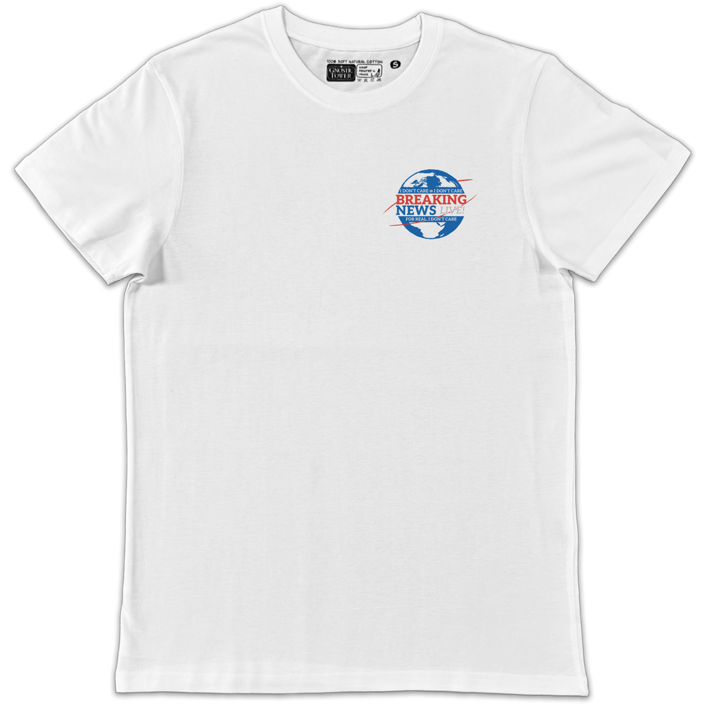 Breaking News: Cathode Ray Tube - Unisex White T-Shirt