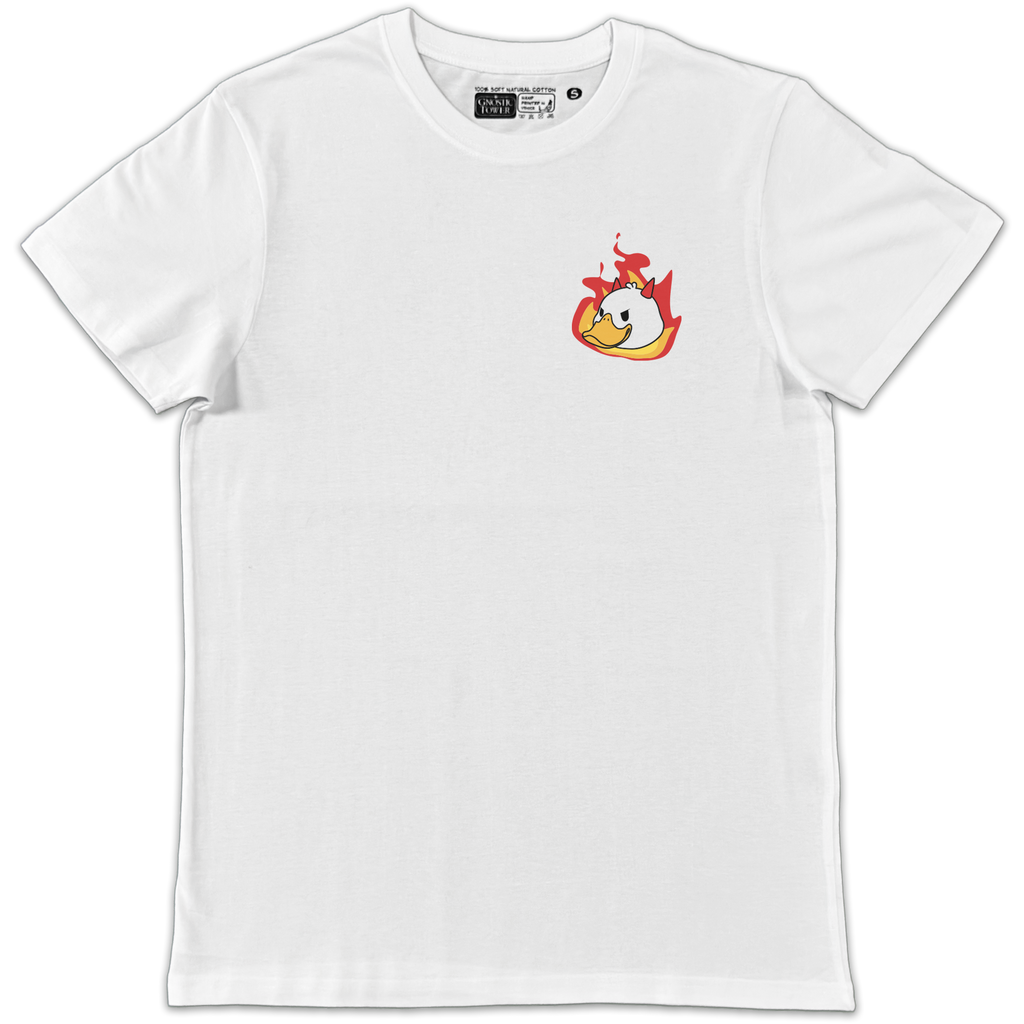 Duckbolic - T Shirt Unisex Bianco