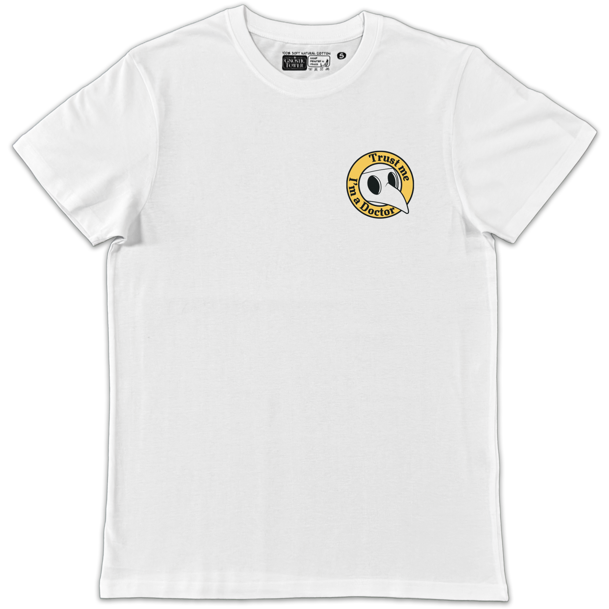 Pest Doctor - Unisex White T-Shirt
