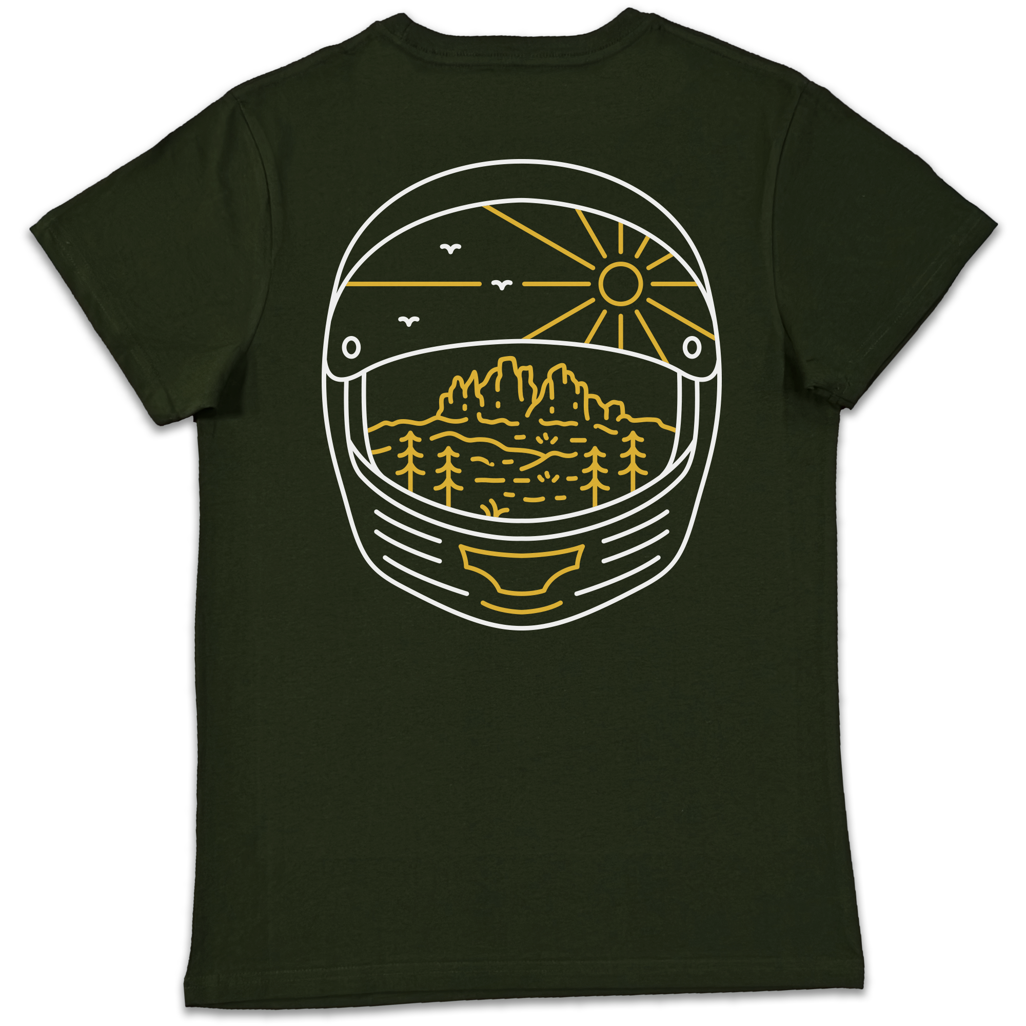 Ride Wild: Tre Cime di Lavaredo - Forest Green Unisex T-Shirt
