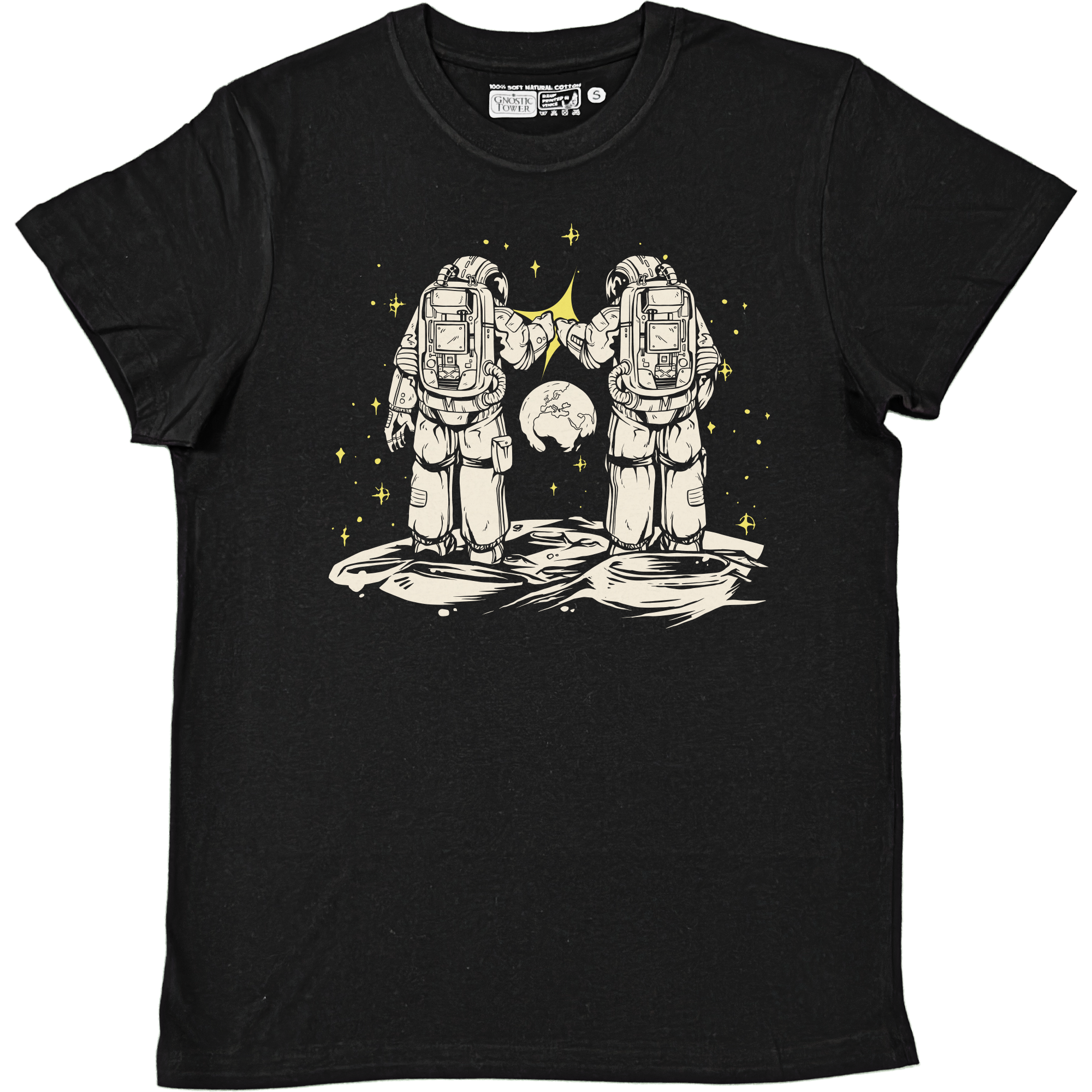 Bumping Fist - Unisex Black T-Shirt