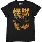 Catzilla - T Shirt Unisex Nero
