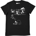 Meowzart - Unisex Black T-Shirt