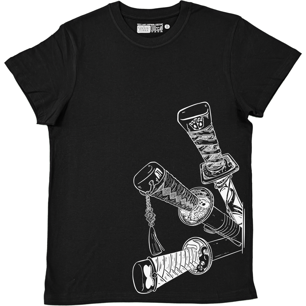 Swords of Victory - Unisex Black T-Shirt