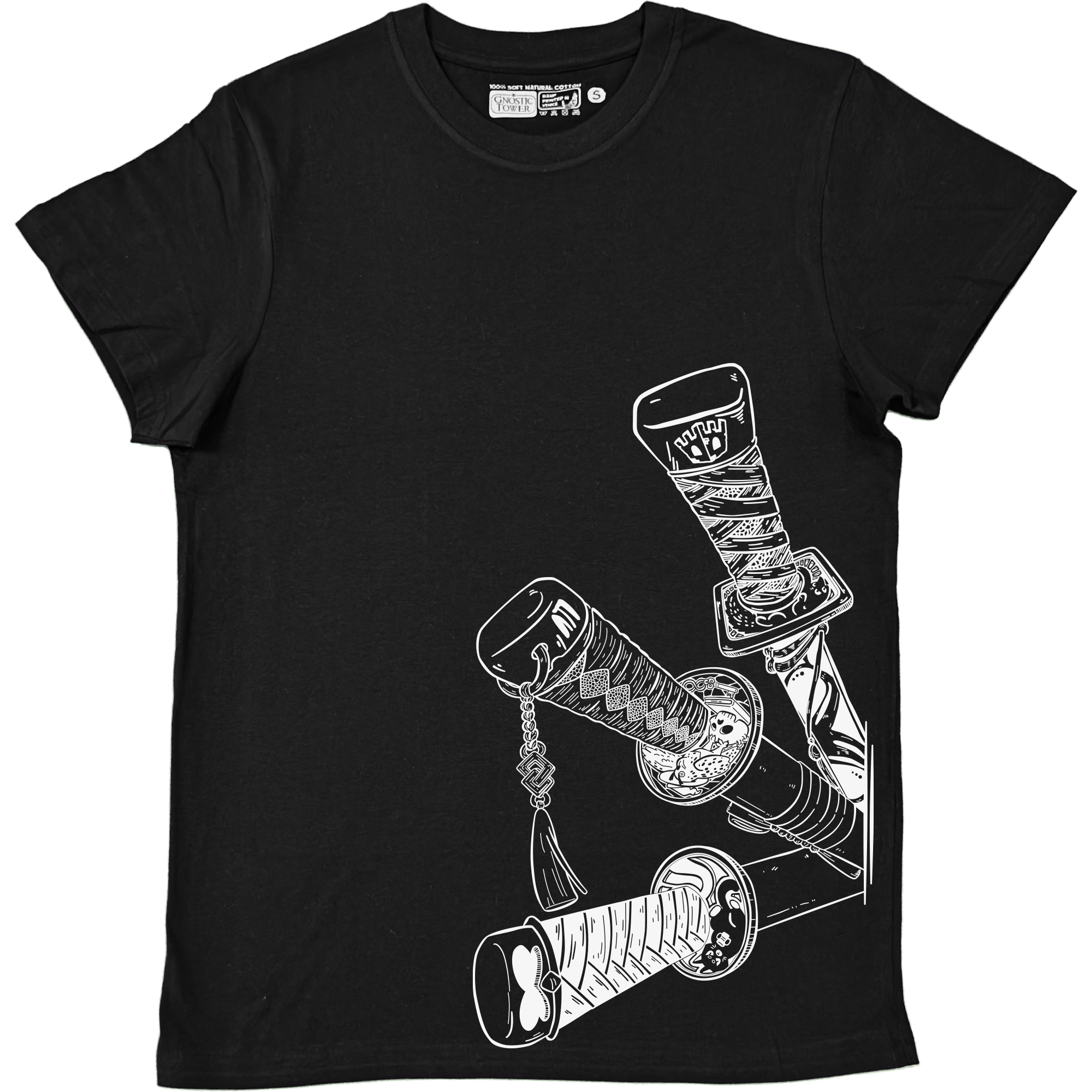 Swords of Victory - Unisex Black T-Shirt