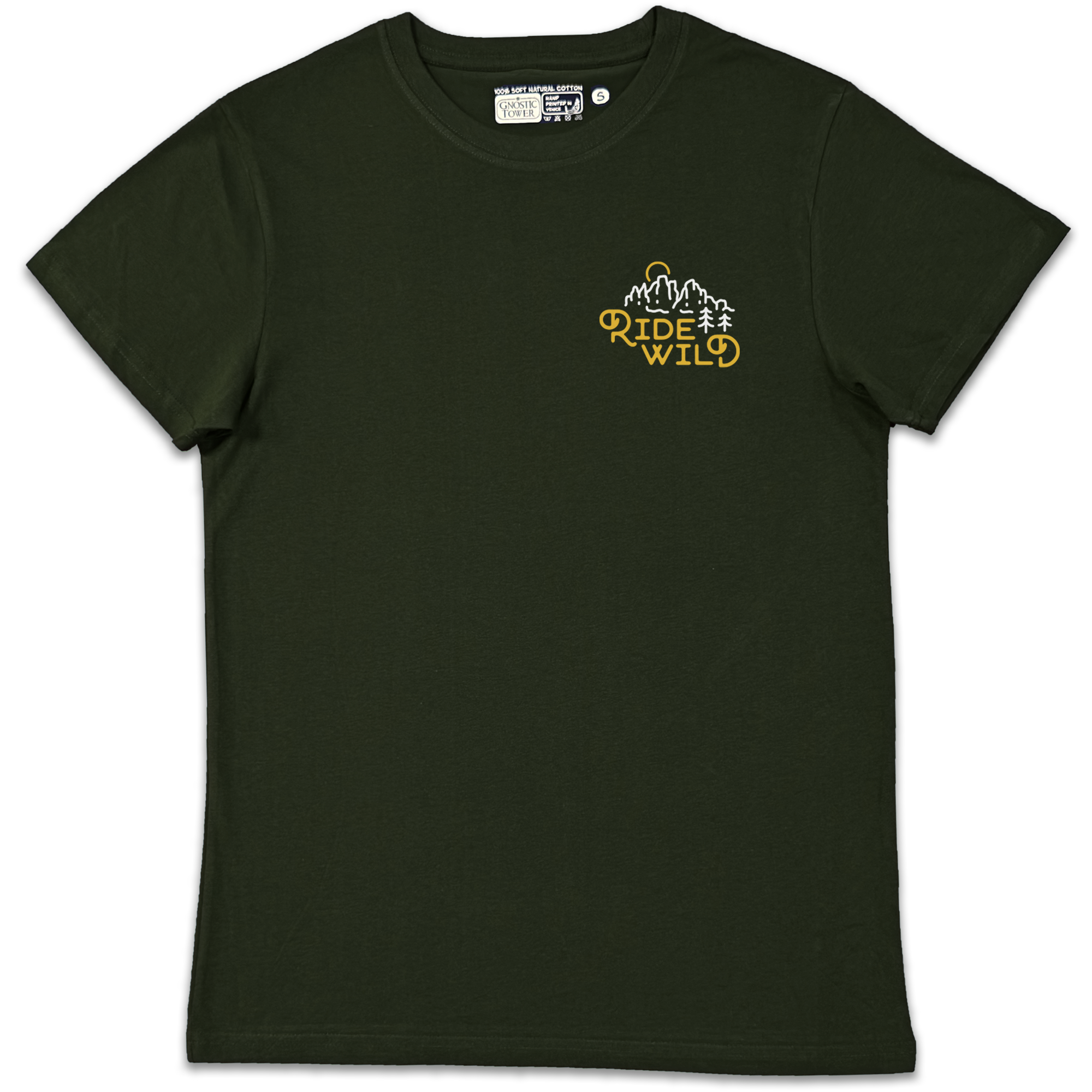 Ride Wild: Tre Cime di Lavaredo - Forest Green Unisex T-Shirt