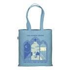 The Storms Inside: Alba - Borsa Tote Azzurro Melange
