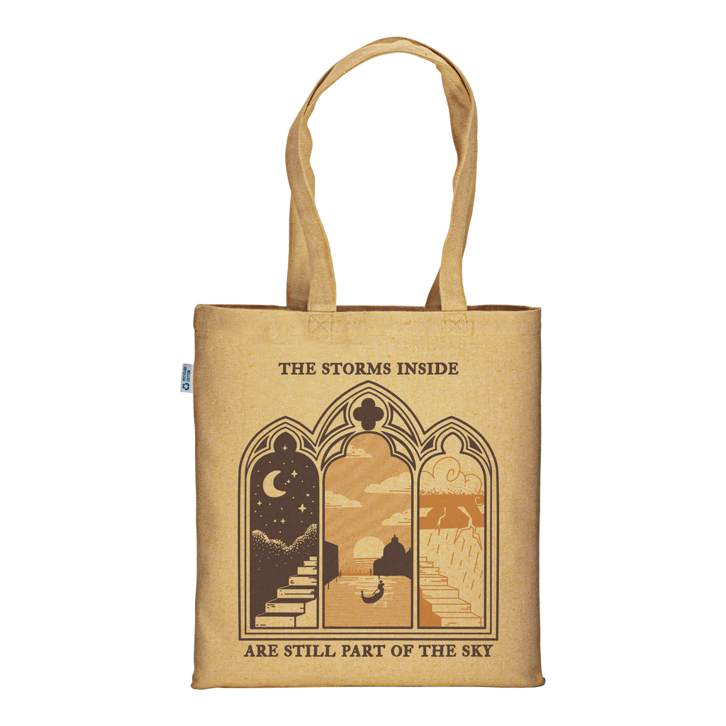 The Storms Inside: Sunset - Ochre Tote Bag