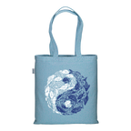 Yin Yang River: Brenta - Borsa Tote Azzurro Melange