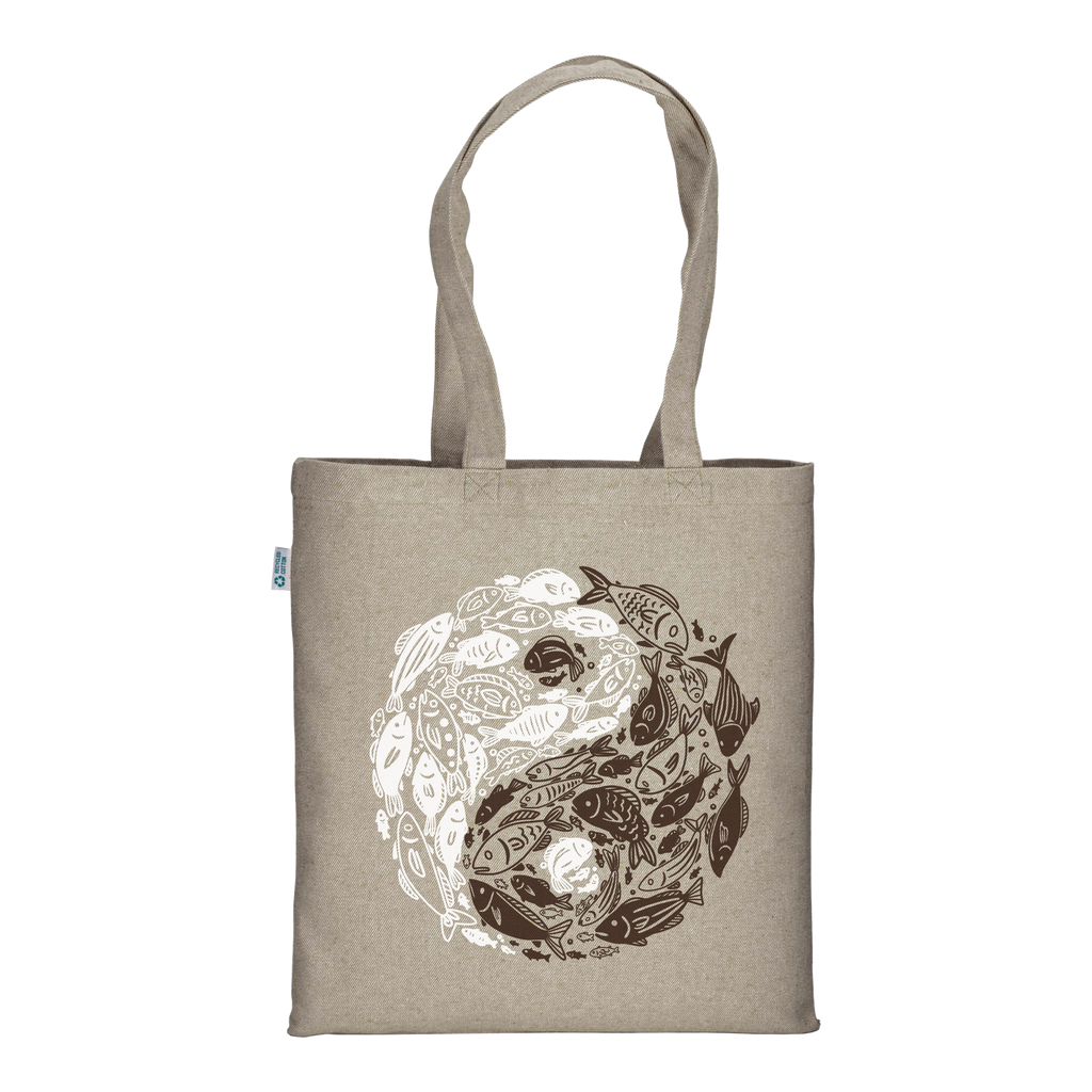 Yin Yang River: Po - Natural Tote Bag