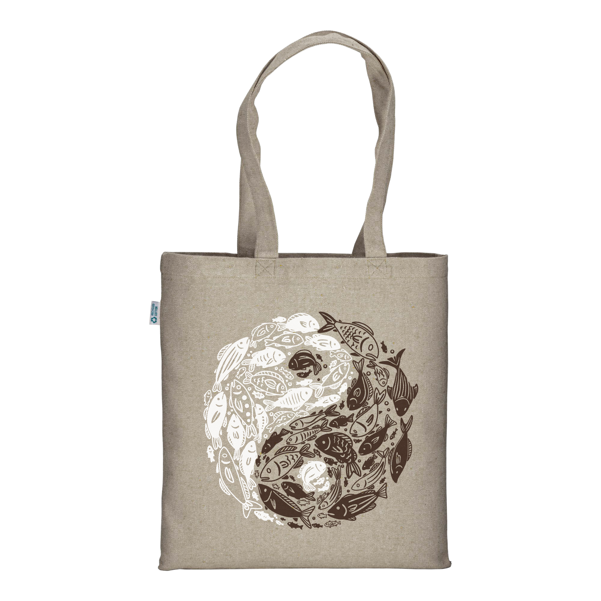 Yin Yang River: Po - Natural Tote Bag