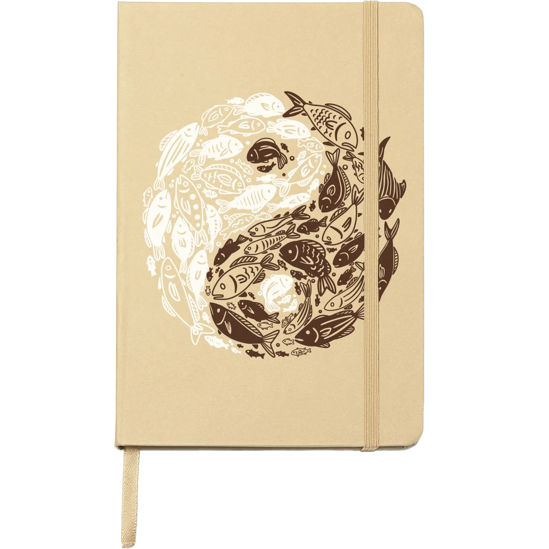 Yin Yang River: Po - Olive Notebook, ruled