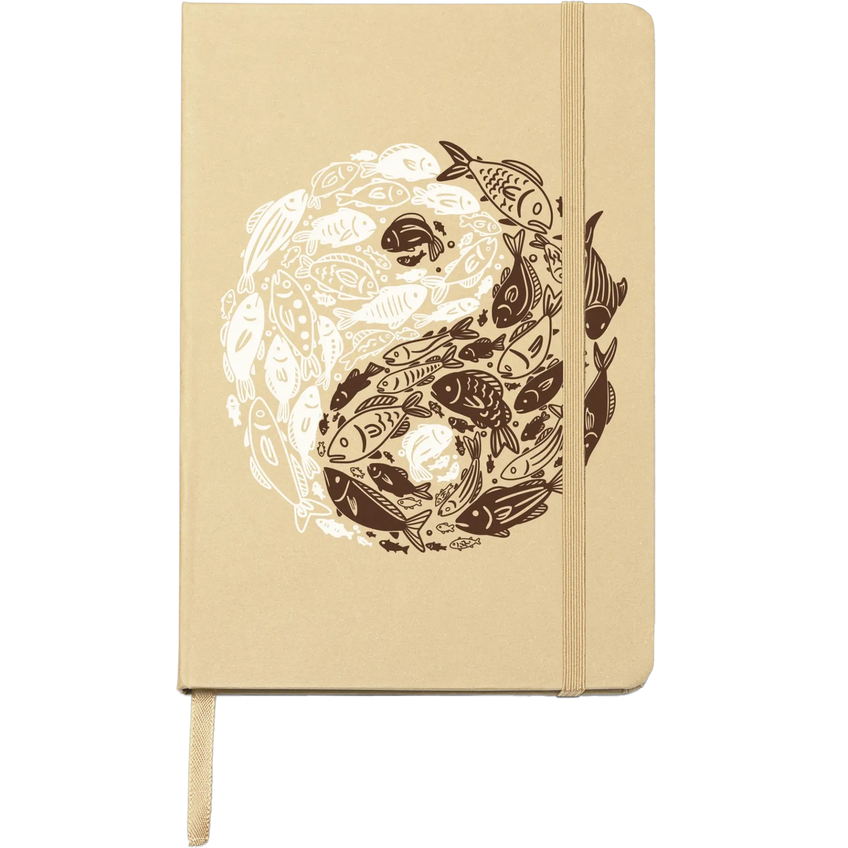 Notizbuch Yin Yang River Po, exklusives Design, Olivenpapier, Gnostic Tower