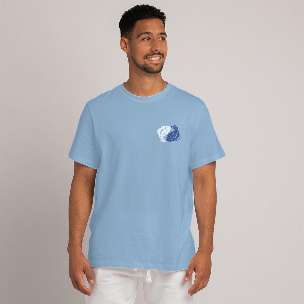 Yin Yang River: Brenta - T Shirt Unisex Azzurro